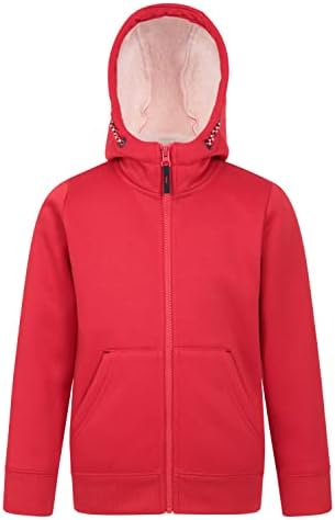 Mountain Warehouse Nordic 2 krzna obložena djeca puna zip hoodie crvena 9-10 godina