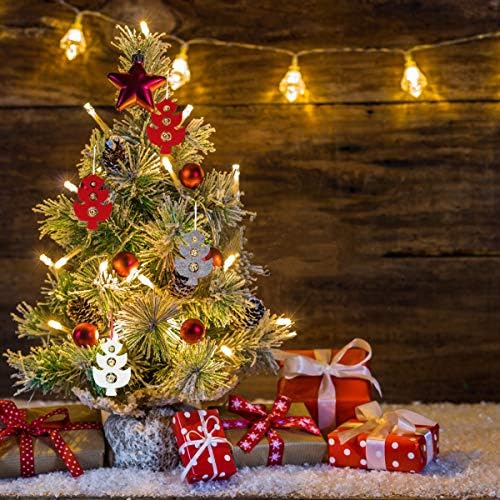 Soimiss 6pcs Božićni viseći privjesak Božićno drvsko zvono Privjesak Privjesak