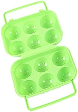Sklopivi mikrotalasni poklopac za hranu držač za skladištenje jaja kutija za jaja prenosivi sklopivi kontejner 6 kutija plastična kuhinja,kontejneri za trpezariju i Bar sa poklopcima za hranu