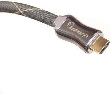 Knukonceptz srebrni certificirani V1.4 HDMI kabel 8 'podržava Ethernet, 3D i audio povrat
