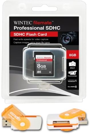 8GB Klasa 10 SDHC memorijska kartica velike brzine za Fujifilm FinePix AX300 / AX305 FinePix AX330 / AX335 kamere. Savršeno za brzo kontinuirano snimanje i snimanje u HD-u. Dolazi sa Hot Deals 4 manje sve u jednom čitač okretnih USB kartica i.