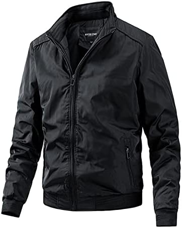 XiaxogooGool Winter Jackets za muškarce Plus Veličina Debljanje tople bomberne jakne Potpuni zip Ležerne prilike vjetrovitosti