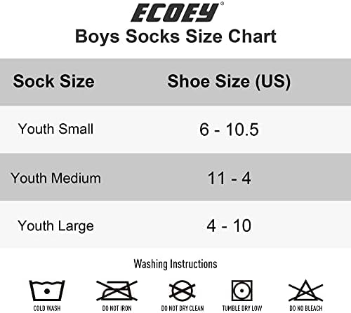Ecoey Boys and Girls nema pokazivanja jastuke atletske trčanje čarape Multipack