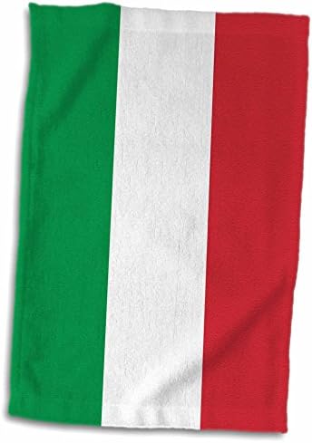 3Droza zastava Italije Trg. Italijanske zelene bijele vertikalne trake. - Ručnici