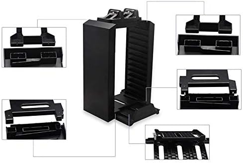 SANLAIHGJY multifunkcionalni storage Stand Kit za PS4 Pro / PS4 tanak vertikalni držač postolja stanica