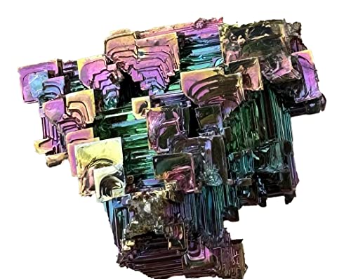 Rainbow bizmut Kristalni kamen 200-275 grama uzorak za prikupljanje ukrasnih žica za omotavanje