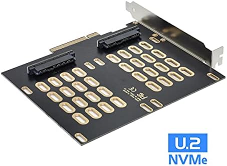 NFHK Dual 2x U.2 SFF-8639 SSD za PCIe Express 3.0 Gen3 X8 X16 RAID kartica VROC RAID0 HRVER ADAPTER