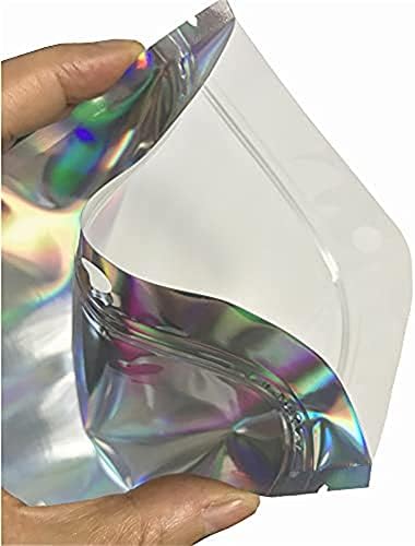 100 komada holografskih Mylar kesa koje se mogu ponovo zatvoriti za zabavu favorizuju toplotnu