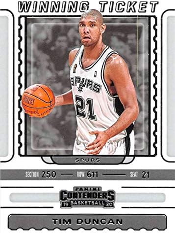 2019-20 Panini Terminis pobjednički ulaznica 23 TIM Duncan San Antonio Spurs NBA košarkaška trgovačka