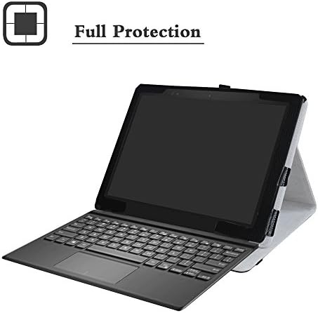Dell Latitude 5285 futrola, lišna PU kožna navlaka za kožu za 12.3 Dell Latitude 5285 2-u-1 laptop, crna