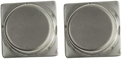 JEATHA 2pcs nehrđajućeg čelika Flush Pull klizna Ormar vrata prst Pull sa vijcima kvadratnih uvučene ručka za povlačenje džep ladice Silver s-201 nehrđajućeg čelika