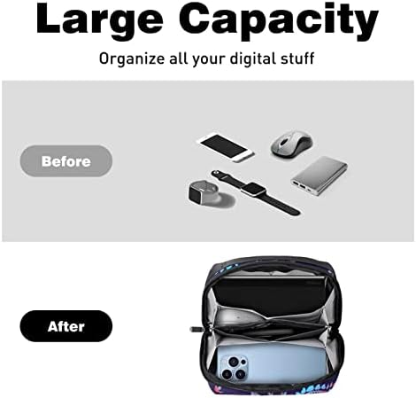 Prijenosni elektronski Organizator torbica torbe moderan strmim kosti dinosaurusa putni kabl torba za skladištenje tvrdih diskova, USB, SD kartica, punjač, Power Bank, slušalice