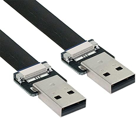 Xiwai 1M USB 2.0 Tip-A mužjak za unos muških podataka Slim Slim FPC kabel za FPV i disk i skener i pisač