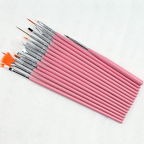 15kom akrilni Gel dizajn Set četkica za farbanje Savjeti za olovku Komplet alata za nokte