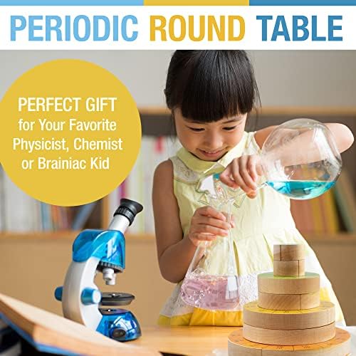 Periodični Okrugli sto, 3d periodni sistem elemenata, Cool STEM poklon za nastavnike hemije & studenti