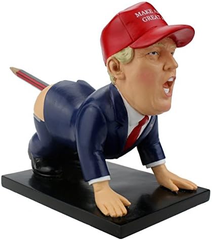 Originalni držač za olovku Dump-a-Trump-smiješni poklon bijelog slona Donalda Trumpa i božićni poklon