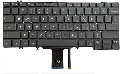 Gintai Laptop računari tastatura pozadinsko osvjetljenje SAD zamjena za Dell Latitude 7300 5300