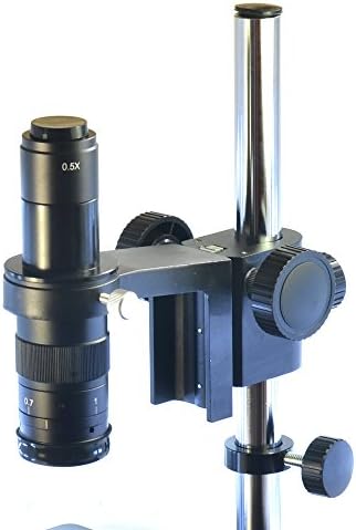 Metalni nosač Stereo mikroskopske kamere držač stalka za stol 50mm prsten +180x zum C-mount objektiv