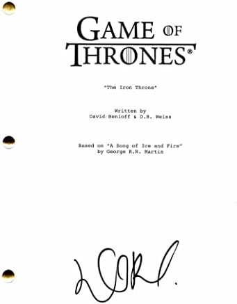 David Benioff potpisao je autogramiranu igru ​​prijestolja The Gvozdeni trobolni finalni skript -