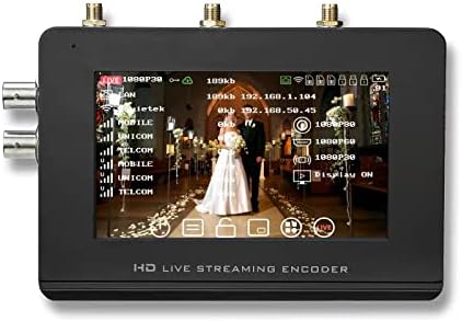 ZOWIETEK LIVEV400 Prijenosni lepljenje video streaming 4G Encoder za Facebook, Twittch, YouTube i Twitter RTMP