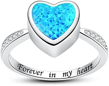 925 Sterling Silver Heart urn prstenovi drže voljene pepeo kremacija Memorijalni prsten za uspomenu nakit za žene