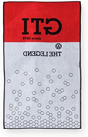 Brisa VW kolekcija - Volkswagen Golf GTI Veliki, elegantan i žudljivo plaža ručnik za kupatilo, visoko upijajući, odlična ideja poklona / VW ventilator Suvenir