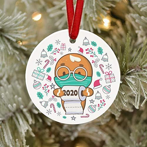 2020 Božić Ornament karantin, Božić drvo dekoracije,mir & amp; sreća dekoracije, Kreativni prijatelji