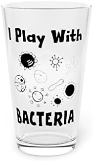 Pivo staklo Pinta 16oz novost igranje sa bakterije laboratorije Urnebesna mikroorganizama Stručnjaci muškarci 16oz