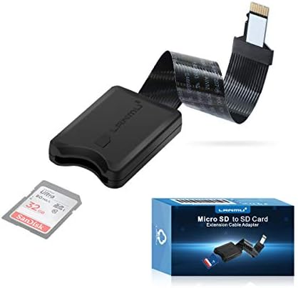 Lanmu Micro SD na SD kartica muški na ženski Produžni kabl Adapter, fleksibilni ekstender kompatibilan