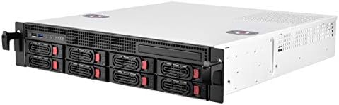 Silverstone tehnologija 2U rackmount server slučaj sa 8 X 3.5 Hot Swap Bays Micro-ATX podrška RM21-308