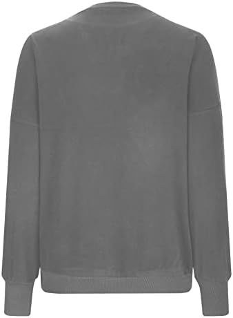 Regular Fit o-izrez pulover za žene lagani tanki džemper zimske donje majice bluza Casual Tops for Lady