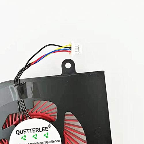 QUETTERLEE zamjena novi laptop CPU hlađenje Fan za MSI GS63 GS63VR GS73 GS73VR GS62 GS72 MS-17B1 MS-17B2 MS-16k2 MS-16K3 MS-16k4 MS-16k5 Stealth Pro serije Bs5005hs-U2f1 Fan