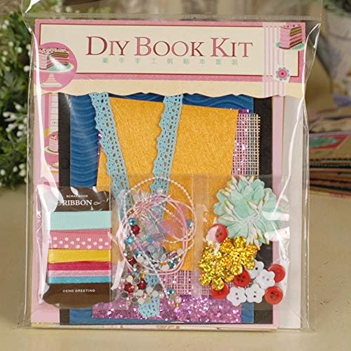 Syxmsm Najbolji poklon kompletan komplet scrapbook za obitelj / prijatelj / dijete 8 tema Vintage DIY ScretBook