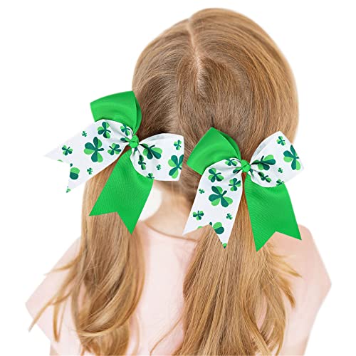St. Patrick držač za rep djevojke navijačica za kosu mašna za kosu zelena oprema za užad za kosu za Dan Svetog Patrika