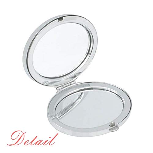 mas Bowknot Origa ogledalo prenosive preklopne naočare za šminkanje sa dvostrukom stranom