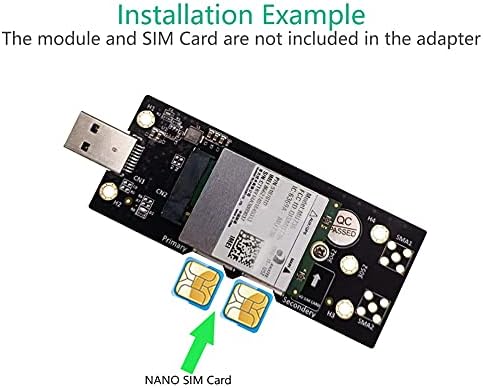 Konektori M. 2 na USB 3.0 Adapter konverter kartice za proširenje kartice sa Dual nano SIM utorom za 3G / 4G