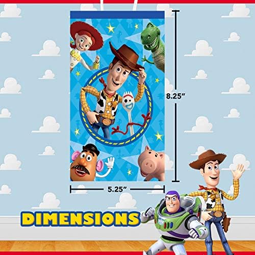 Amscan Pixar 8 Broj igračaka TOY Papir Kraft torbe - Papir Rođendana Party Favority Loot Torba - ukrasi