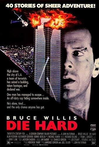 MariposaPrints 65215 Die Hard film Bruce Willis, Bonnie Bedel Decor zid 36x24 poster Print