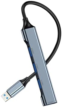Targeal 4-Port USB Hub za Laptop - 3.0 & 2.0 USB Multiport Adapter - brzi prenos podataka i punjenje USB Splitter - podrška sa MacBook, Surface Pro, XPS, PC, Flash pogon, mobilni HDD