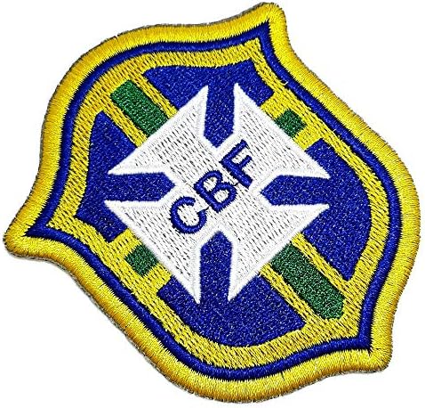 TBR085T 85 Brazil Shield Fudbal Soccer Futbol vezeni grb za patch amblem Iron ili šivanje