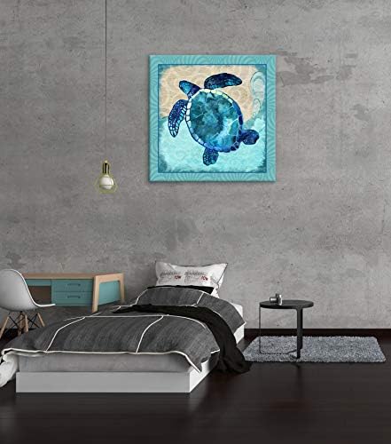Plava kornjača zid Art Decor moderna umjetnička djela platno slika štampa slike Home Decor za dnevni boravak