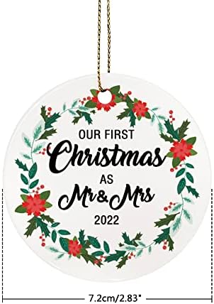 CAFETIME Custom keramički božićni ukrasi sa slatkim beaglem psom Dragi Santa Definišite nestašan Božićno