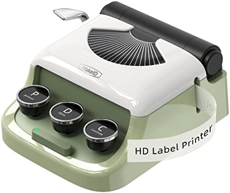 Makeid Label Printer HD, Prijenosni Bluetooth ručni stroj za izradu naljepnica s trakom, više predložaka