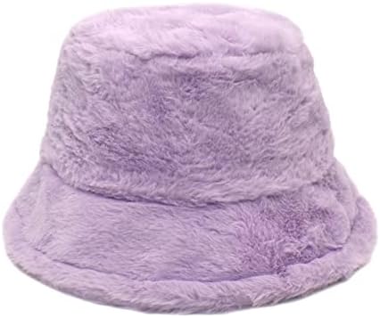 Sunhat Momci Žene solidne boje Zimska toplotna vjetra otporna na kašiku Fisherman Hat za žene za djevojčice