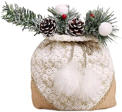 Toyvian Doc dekor Božićne borne za igle za utečene radne površine Pine igle s ukrasnim konusnim božićnim zabavama