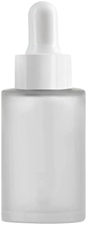 Zenvista Pack of 03 1.01442oz / 30ml prazne staklene boce sa bijelim kapljicama, kozmetičke staklene boce, neraskidive boce, putne boce za skladištenje esencijalnog ulja, seruma, tijela i više