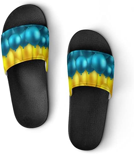 Boje ukrajinske zastave Balloon Unisex PVC Slide sandale otvorene papuče za muškarce i žene