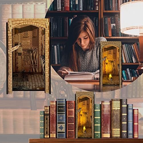 Šećer Bust drvena Puzzle ukras za knjige dekoracija LED rasvjeta dekoracija drvena Bookend dekoracija