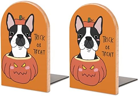 Završava knjige pas u bundevi Halloween Bookends za police za držanje knjiga za teške uslove rada