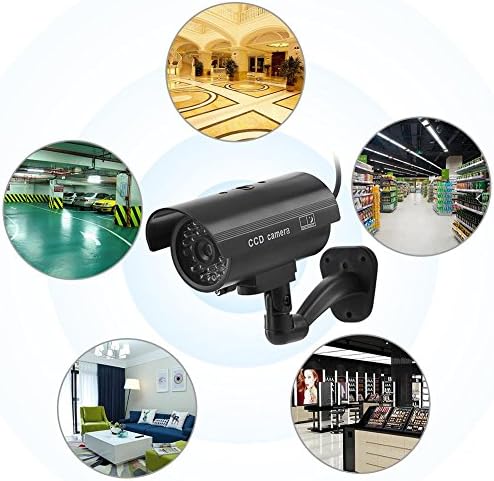 ZOPSC vodootporna lutka metak fotoaparata lažiranje sigurnosnih kamera sa bljeskanjem LED svjetla, za supermarkete, hotele, dom itd